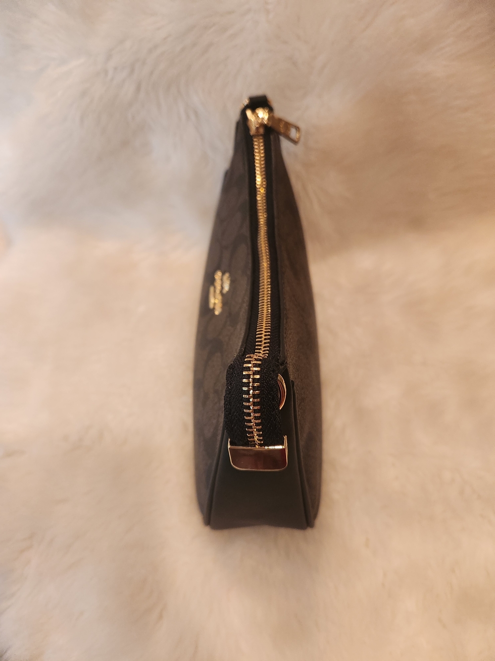 COACH Black Signature Chain Shoulder Bag - Picture 7 of 7